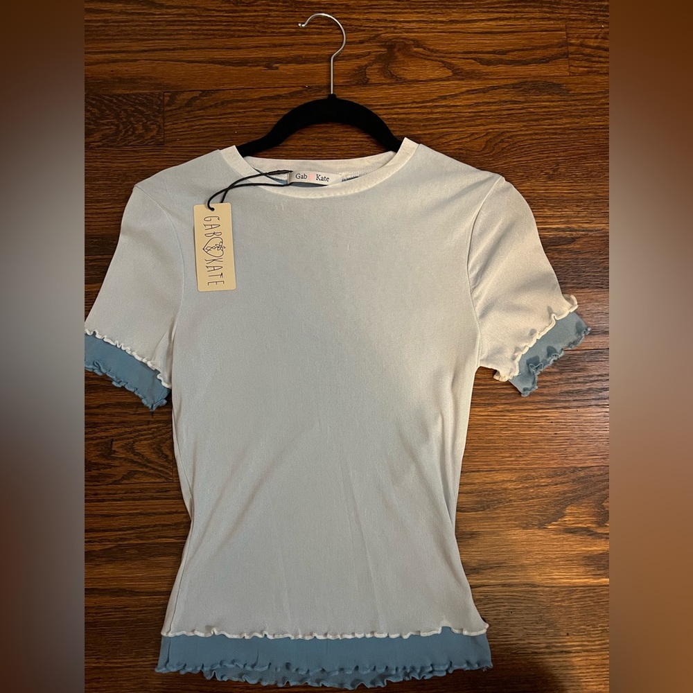 Gabby and Kate Short Sleeved Top Size N